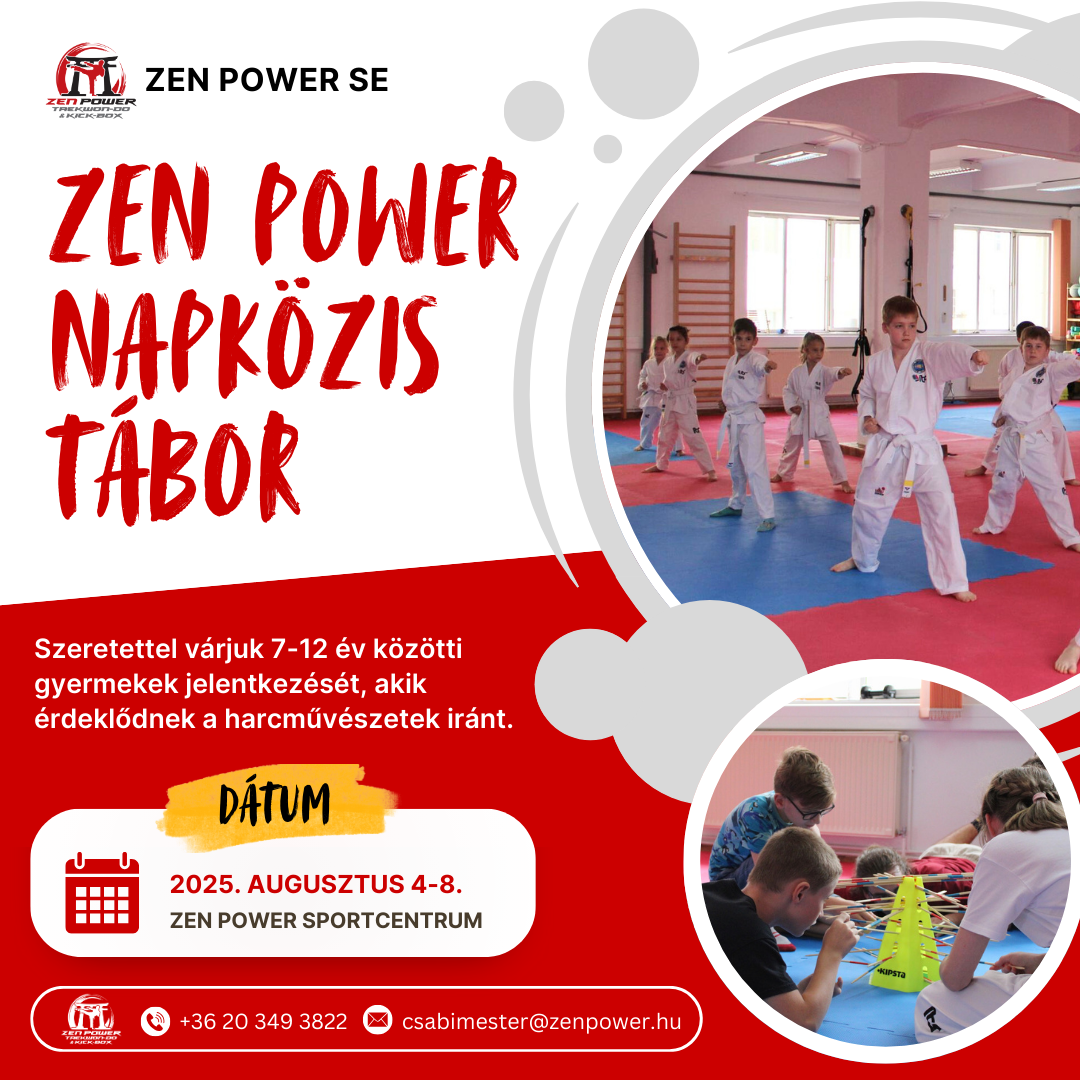 Zen Power Napközis Tábor poszt